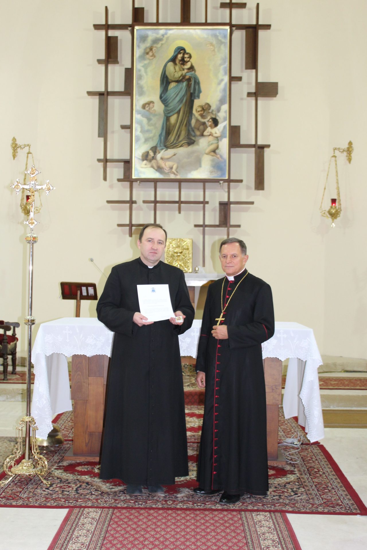 Przekazanie relikwii św. Jana Pawła II dla naszej parafii